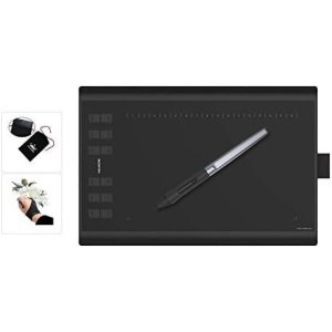 Android Supported, HUION Upgraded H1060P Drawing Tablet, Battery-Free Graphics