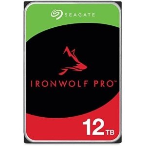 Seagate IronWolf Pro, 12 TB, Enterprise NAS Internal HDD –CMR 3.5 Inch