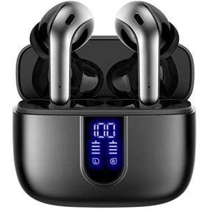 TAGRY Bluetooth Headphones True Wireless Earbuds 60H Playback LED Power Display