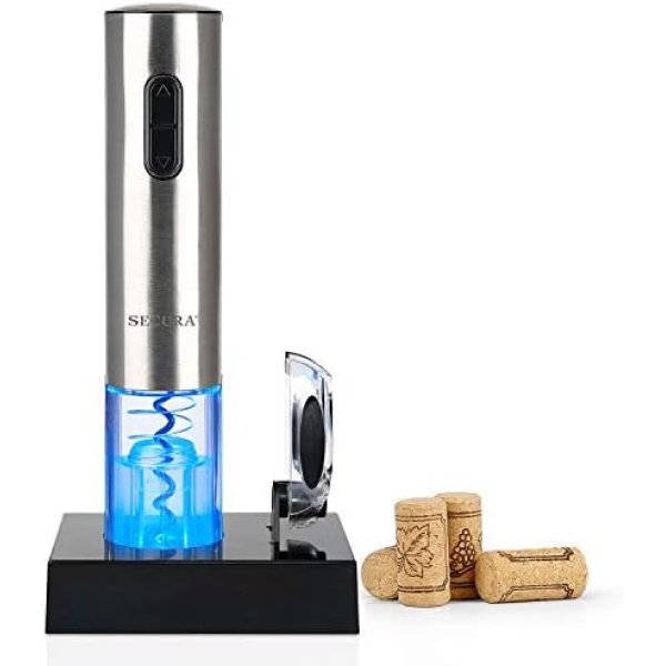 Secura Electric Wine Opener, Automatic Electric Wine Bottle Corkscrew Opener