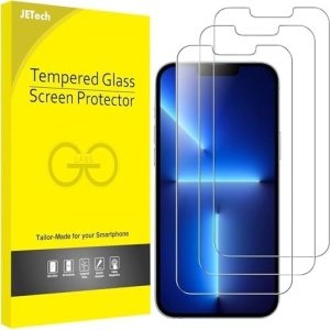 JETech Screen Protector Compatible with iPhone 13 and iPhone 13 Pro 6.1-Inch