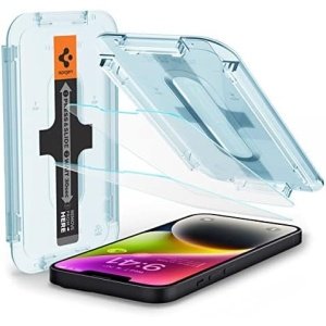 Spigen Tempered Glass Screen Protector [GlasTR EZ FIT] designed for iPhone 14