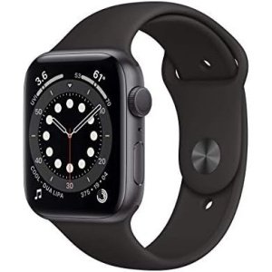 Apple Watch Series 6 (GPS, 44mm) - Space Gray Aluminum Case with Black Sport