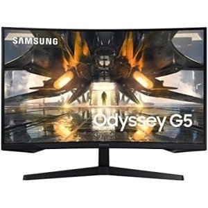 SAMSUNG 32" Odyssey G55A QHD 165Hz 1ms FreeSync Curved Gaming Monitor