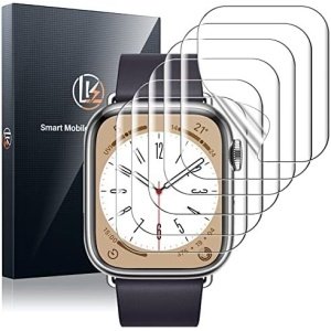 LK 6 Pack Apple Watch Series 9 Series 8 Series 7 41mm Screen Protector