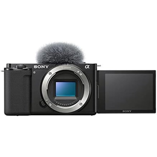 Sony Alpha ZV-E10 - APS-C Interchangeable Lens Mirrorless Vlog Camera - Black