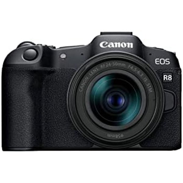 Canon EOS R8 Full-Frame Mirrorless Camera w/RF24-50mm F4.5-6.3 is STM Lens